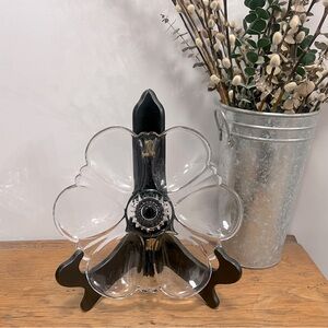 VTG Cambridge Glass Oyster Serving Plates (Sold in Pairs) *Read Description*